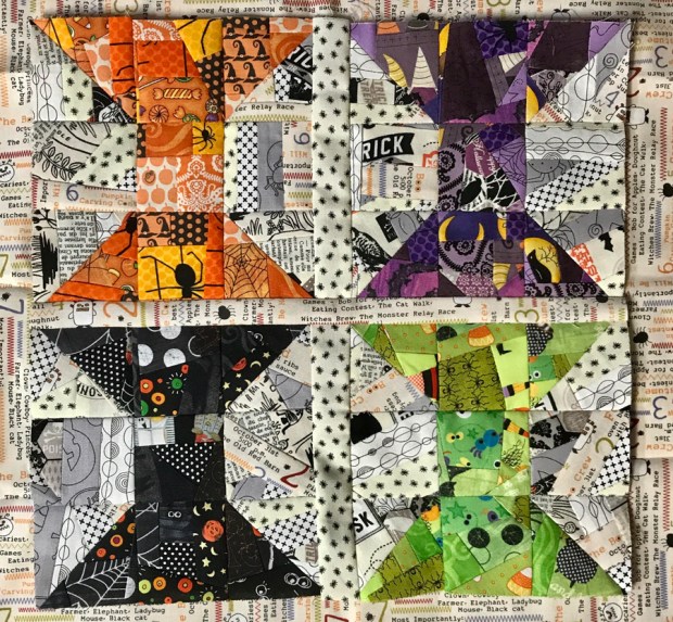 Sandra Starley Halloween Quilt -Spools
