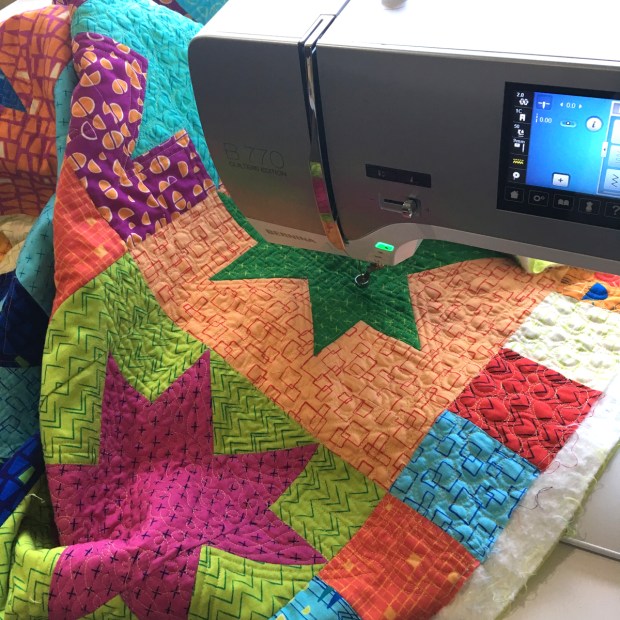 Christa Watson Machine Quilting - Modern Marks Fabric