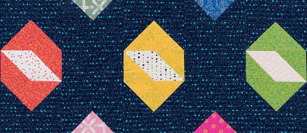 Twinkling Diamonds from Piece and Quilt with Precuts