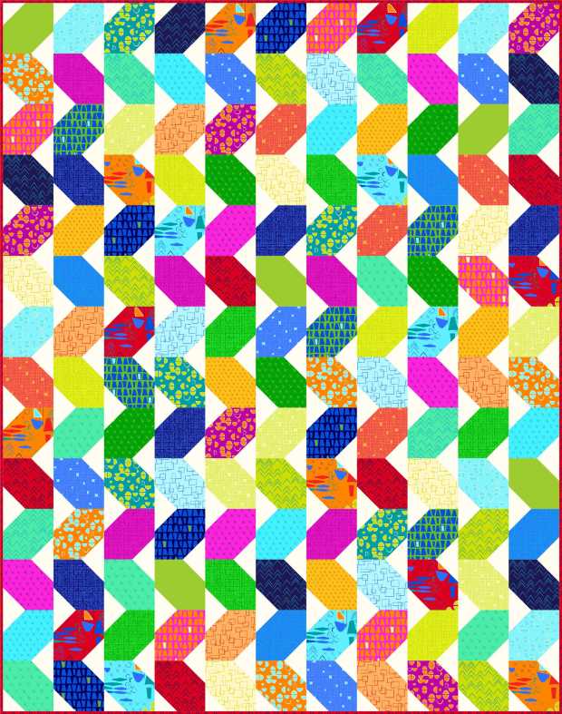 Squiggles from Piece and Quilt with Precuts