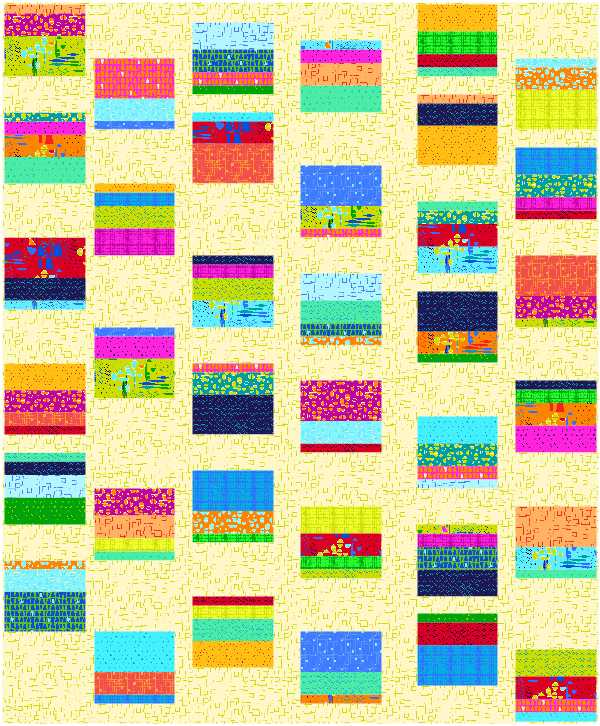 Improv Squares with Cream