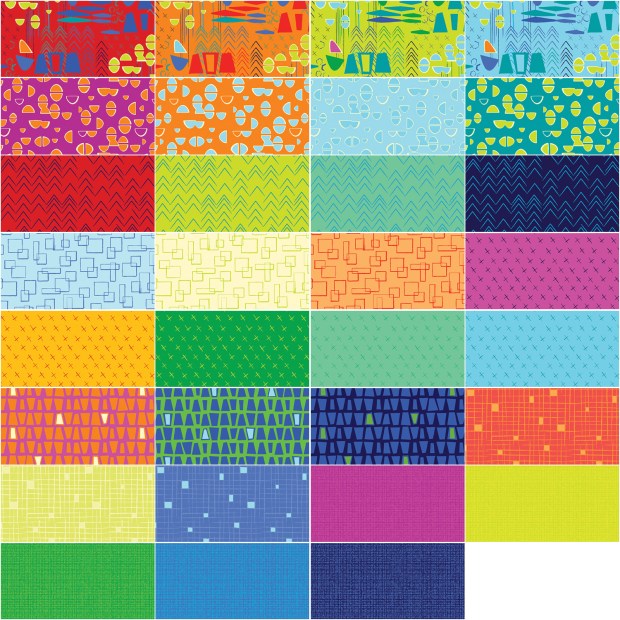 Modern Marks Fabric swatches