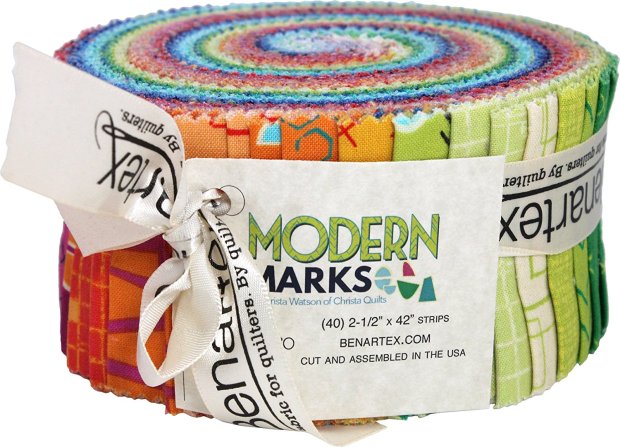 Modern Marks Pinwheel from Benartex