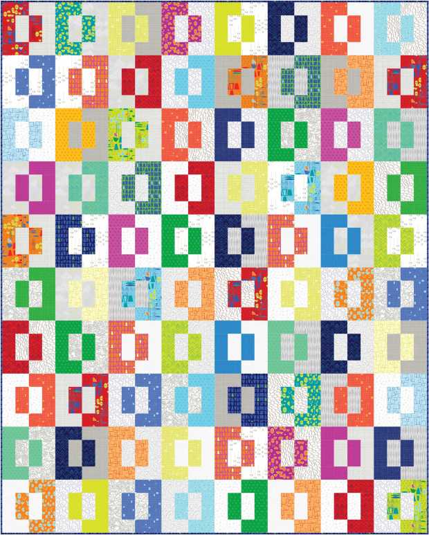 Modern Puzzle Free Pattern from Christa Watson