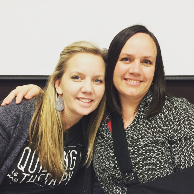 Angela Walters and Christa Watson