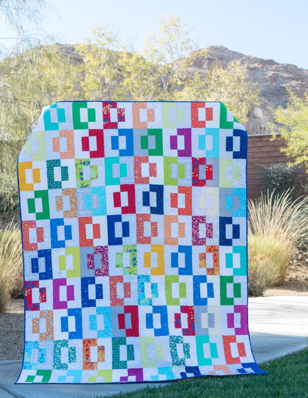 Modern Puzzle Quilt by Christa Watson