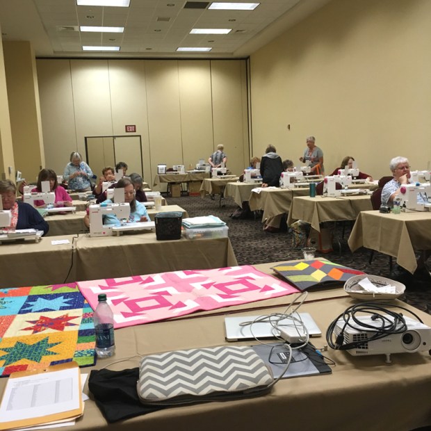 Teaching at MQX quilt show