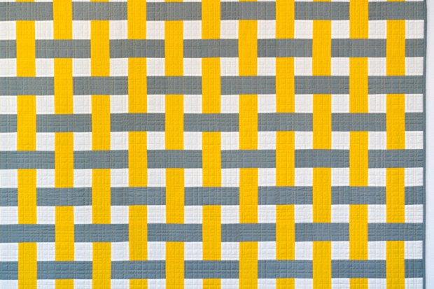 Quilting Detail on Color Weave