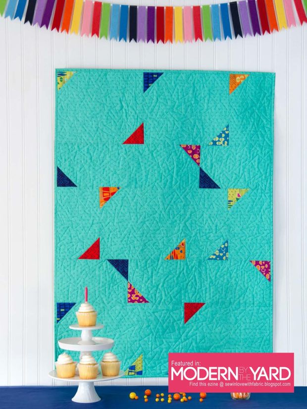 Confetti Quilt Pattern featuring Modern Marks fabric by Christa Watson