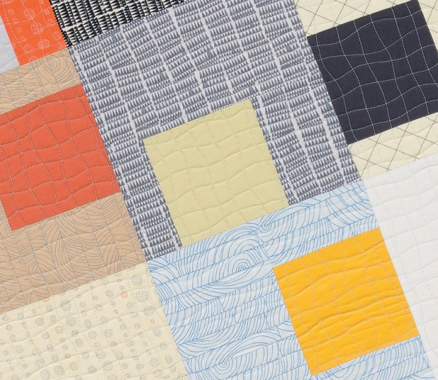 Gridwork quilting with a walking foot