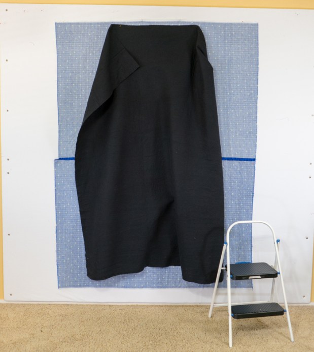 Spray basting a quilt by Christa Quilts