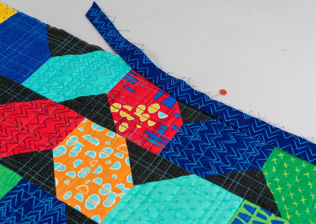 Attaching the binding