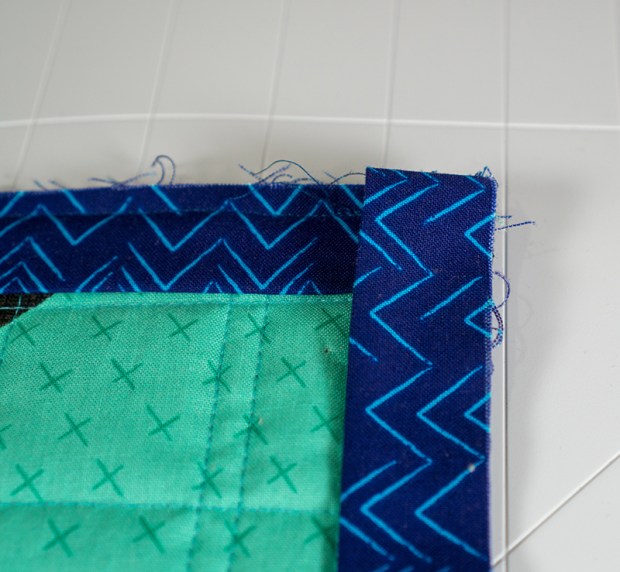 Mitering the binding