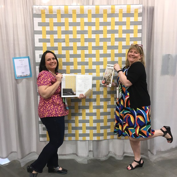 Christa and Laurie from Modern Quilts Unlimited