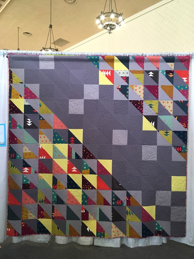 HST Remix quilt at QuiltCon 2018