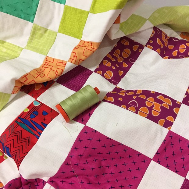 Lime Green Aurifil Thread