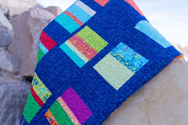 Allover jagged stipple