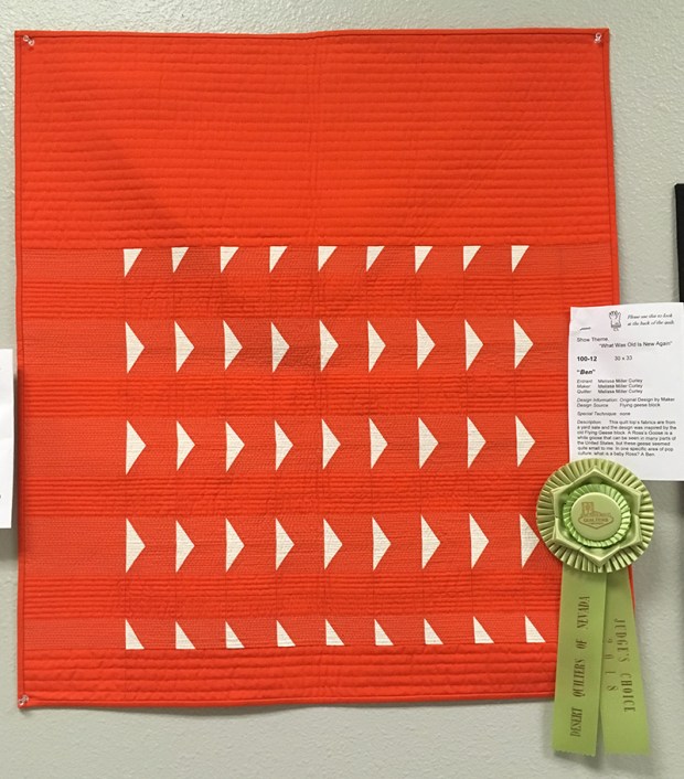 Ben Modern Quilt by Melissa Curley