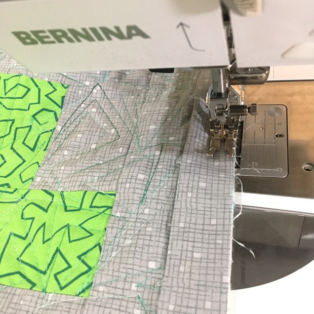 Attaching the binding