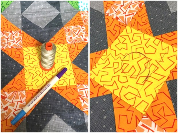 Marking the Center Spiral