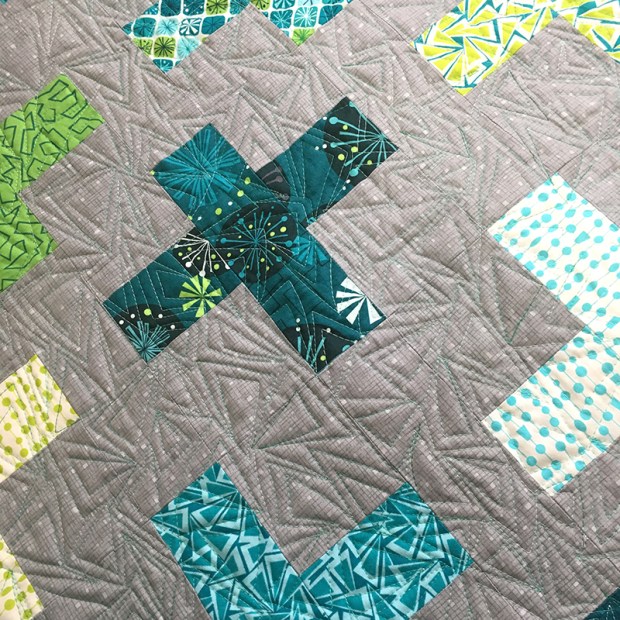 Free Motion Quilting Triangles