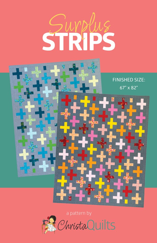 Surplus Strips Quilt Pattern by Christa Watson of Christa Quilts