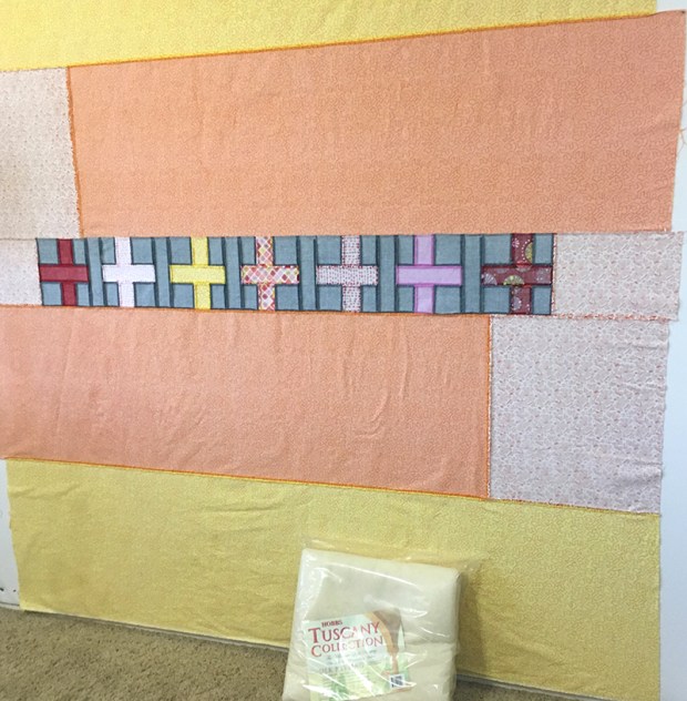 Surplus Strips Warm Colorway backing