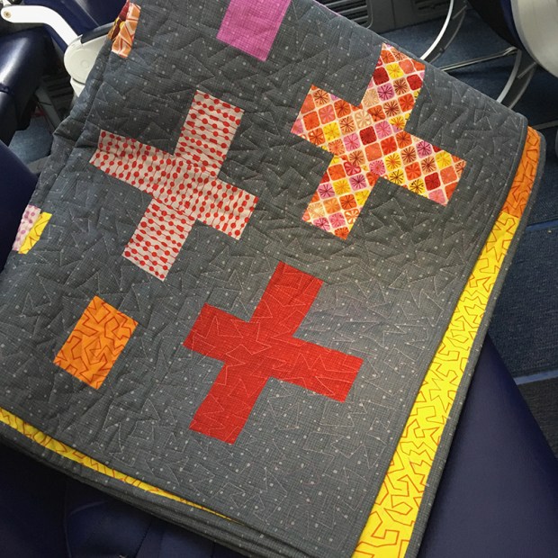 Surplus Strips Quilt Warm Colorway