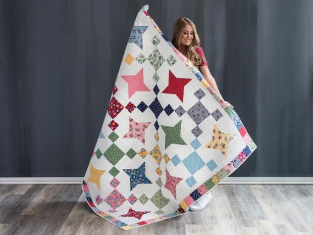 Friendship Stars Quilt by Christa Watson