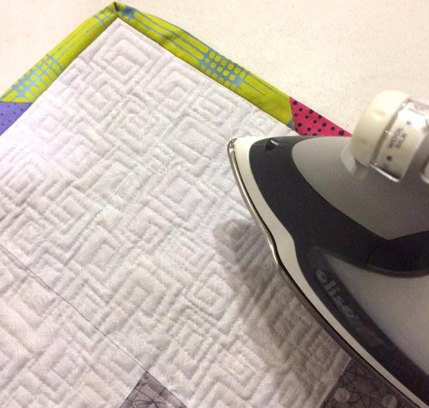 square spiral design machine quilting