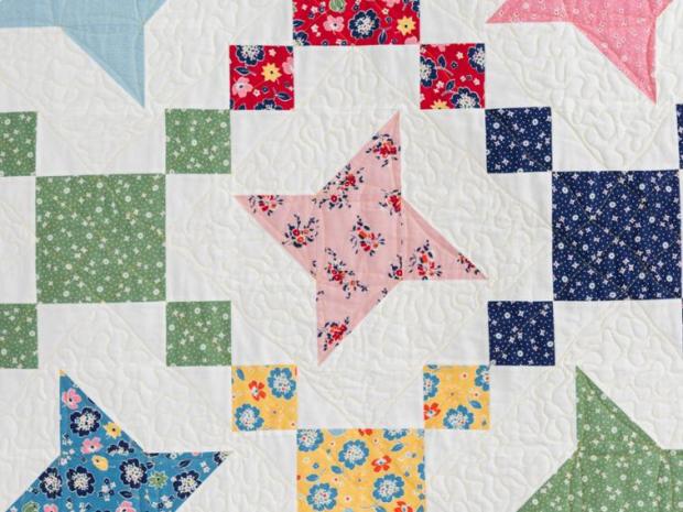 Friendship Stars quilt by Christa Watson