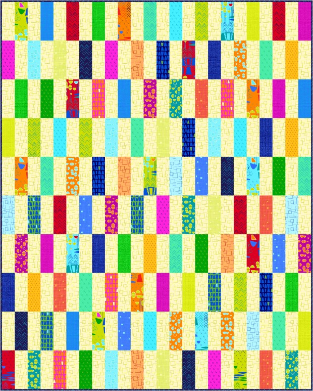 Simple strips recolored with Modern Marks