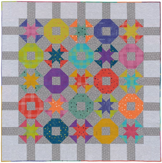 Tic Tac Toe by Christa Watson from Fat Quarter Favorites