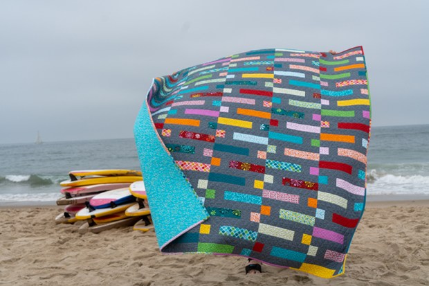Quilts on the Beach - Dot n Dash made from Fandangle by Christa Watson
