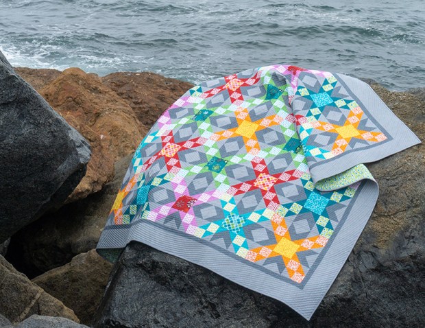 Sparkling Stars Quilt by Christa Watson