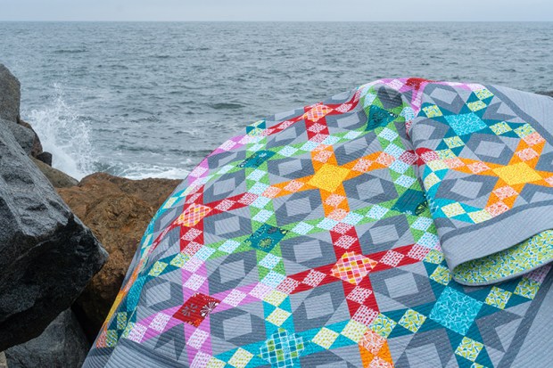 Sparkling Stars Quilt by Christa Watson