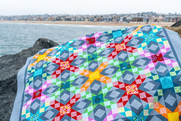 Sparkling Stars Quilt by Christa Watson