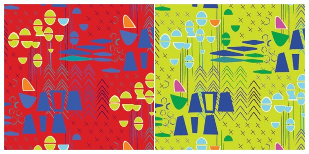 Modern Marks Main Print by Christa Watson for Benartex Contempo Studio