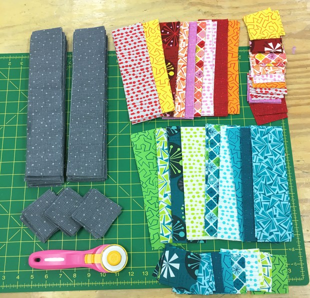 Fandangle fabric subcut units for Dot 'n Dash qal