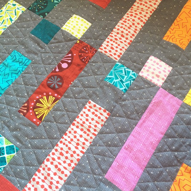 Free Motion Quilting Double Zig-zags