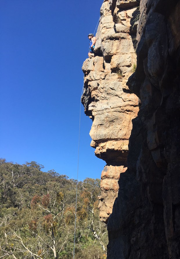 Rock climbing in Australia