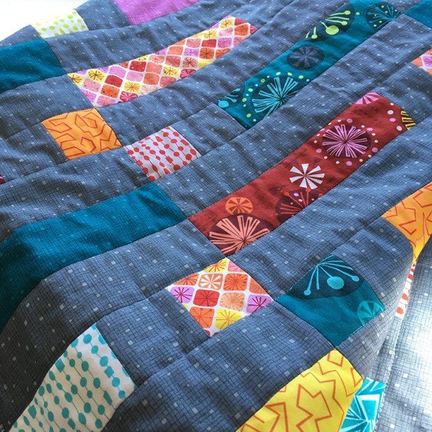Dot n Dash machine quilting