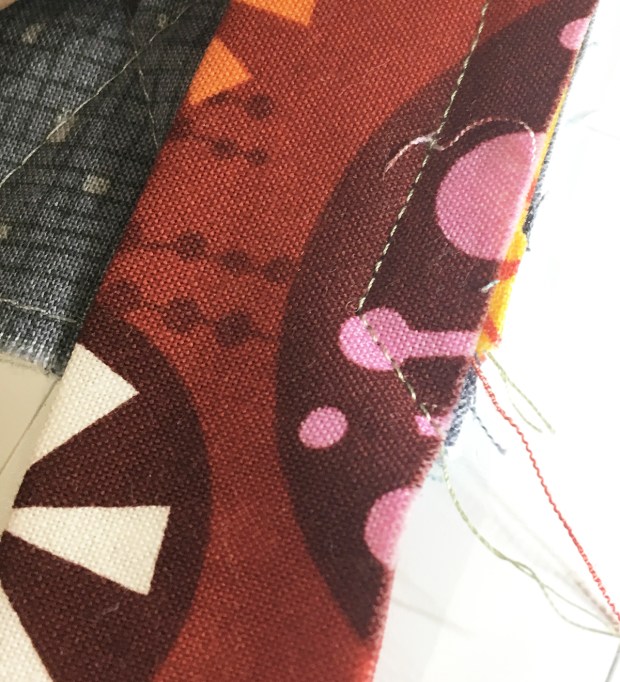 Sew the binding to the quilt