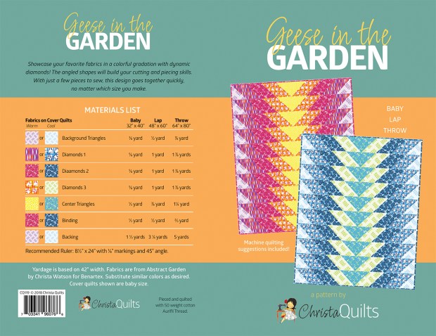 Geese in the Garden Quilt Pattern