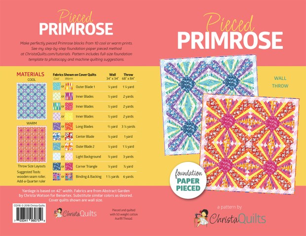 Pieced Primrose Quilt Pattern