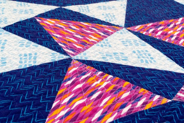 Blooming Wallflowers quilt detail