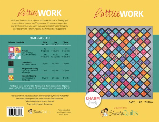 Lattice Work Quilt Pattern