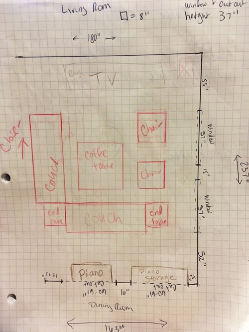 Floor plan sketch