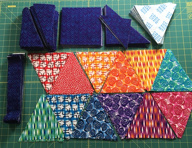 Blooming Wallflowers cut pieces