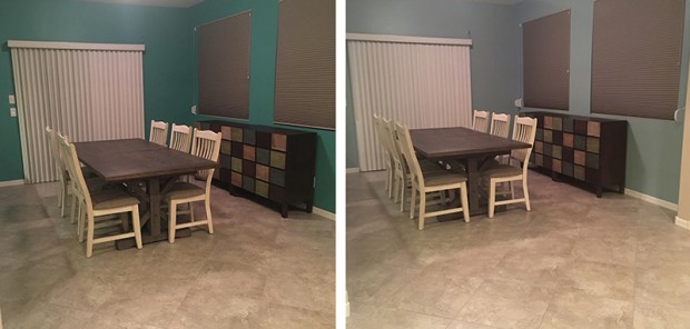Dining Room Before and After